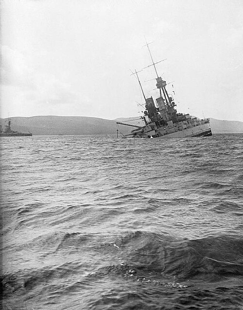 Scuttling of the German fleet at Scapa Flow